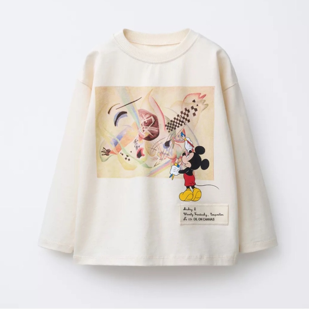 ZARA MICKEY MOUSE DISNEY PRINTED T-SHIRT